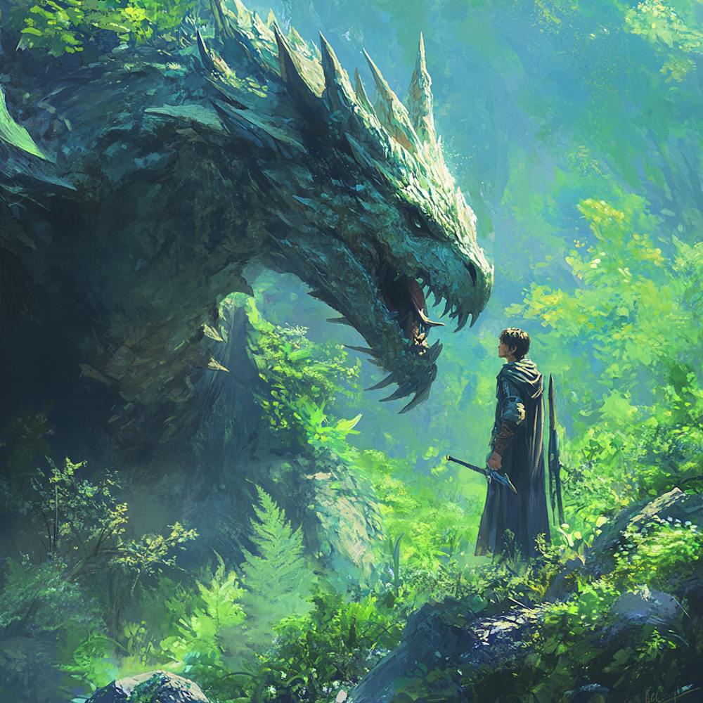 Dragon And A Man
