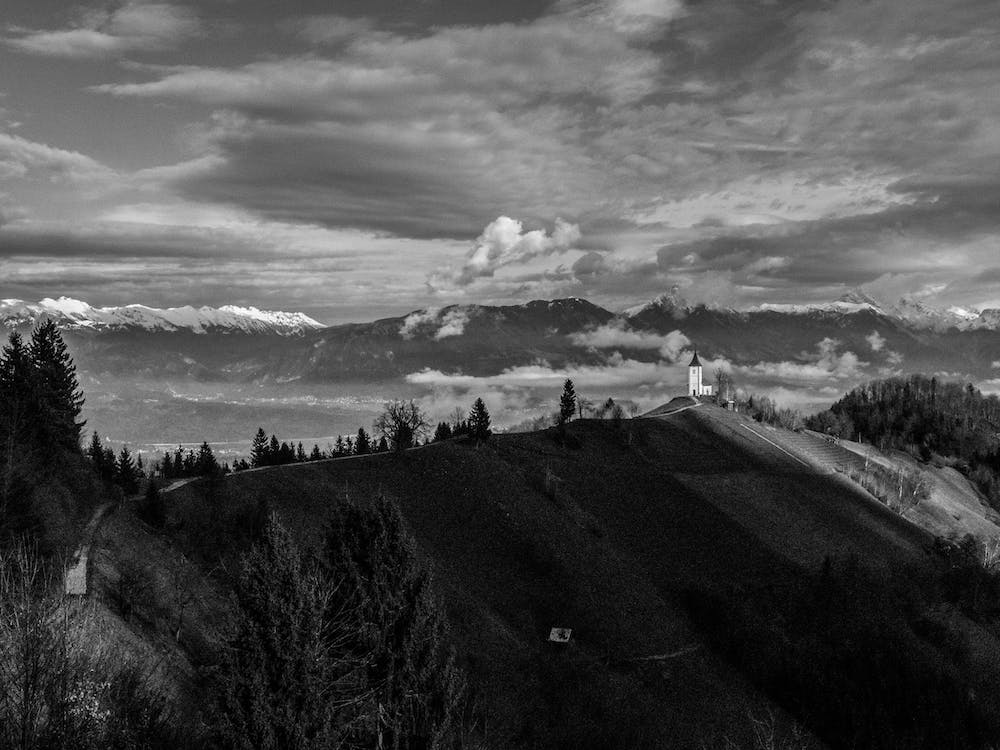 Hilltop Church Jamnik Slovenia