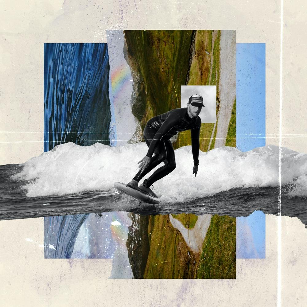 Surfer On A Wave