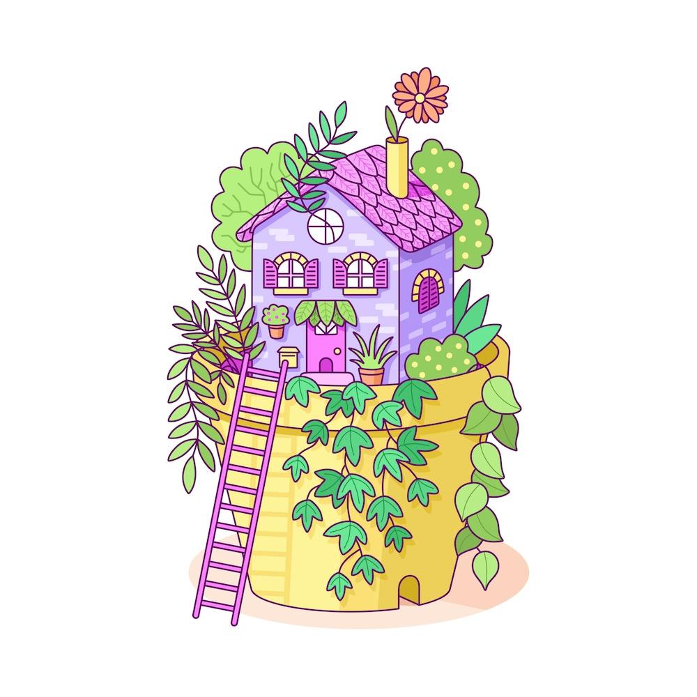 Plant Pot Home Square