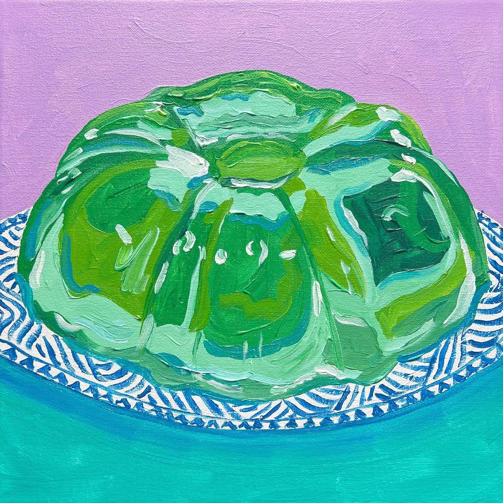 Lime Jello Square