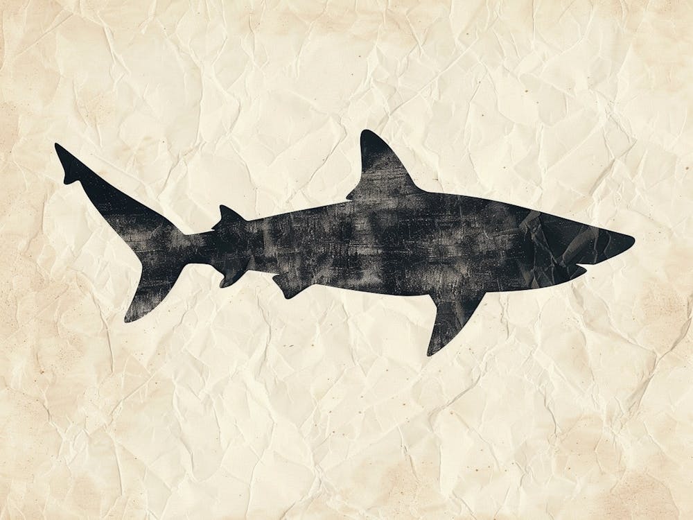 Silhouette de Requin Gris 7