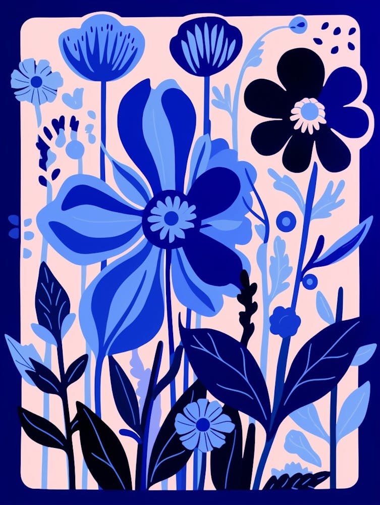 Blue Flower Illustration Bluebell 4