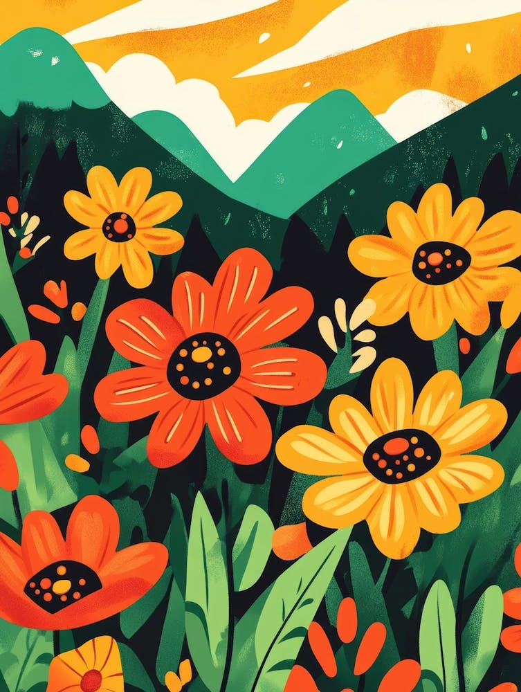 Flowers In The Mountains 2