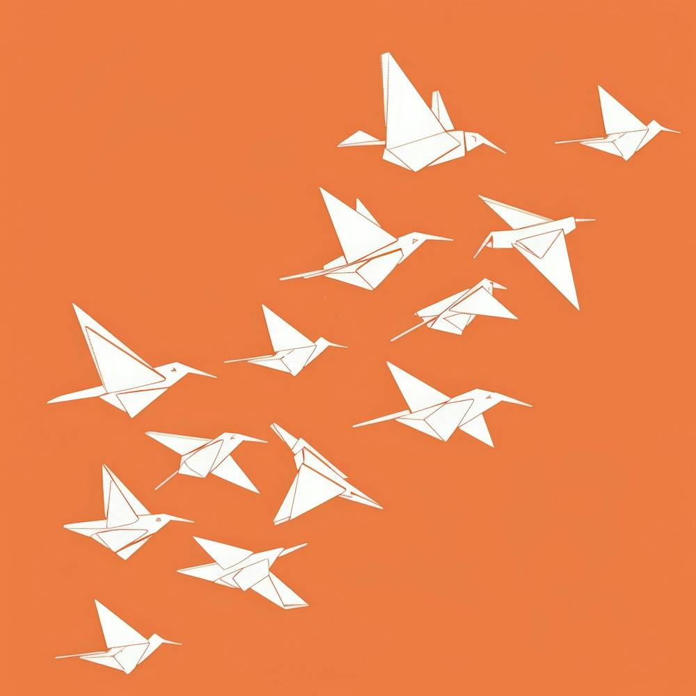 Origami Birds 6