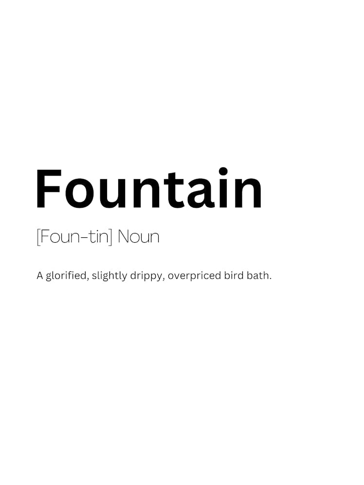 Fountain Definition Meaning 1