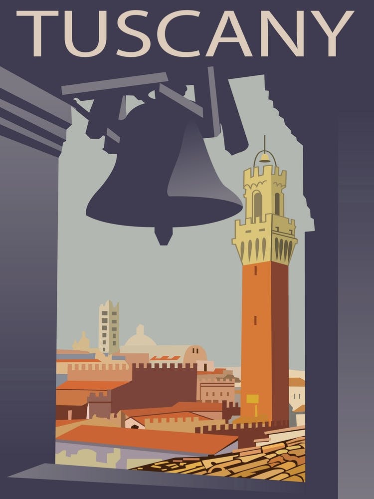 Tuscany, Florence From a Bell Tower