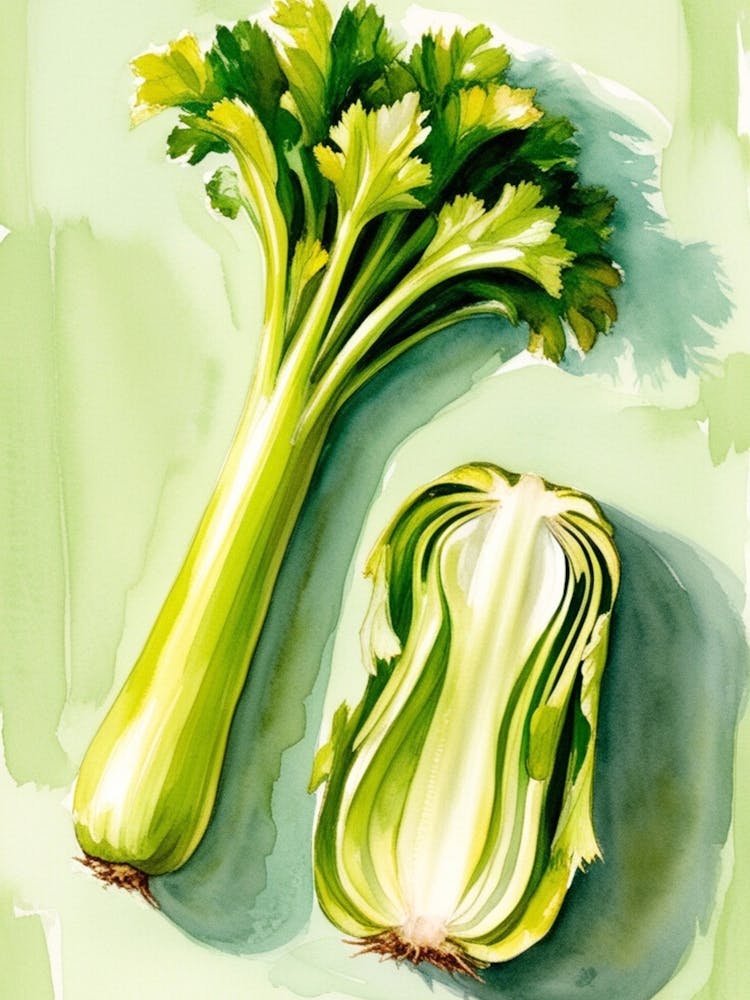 Celery Painting 1