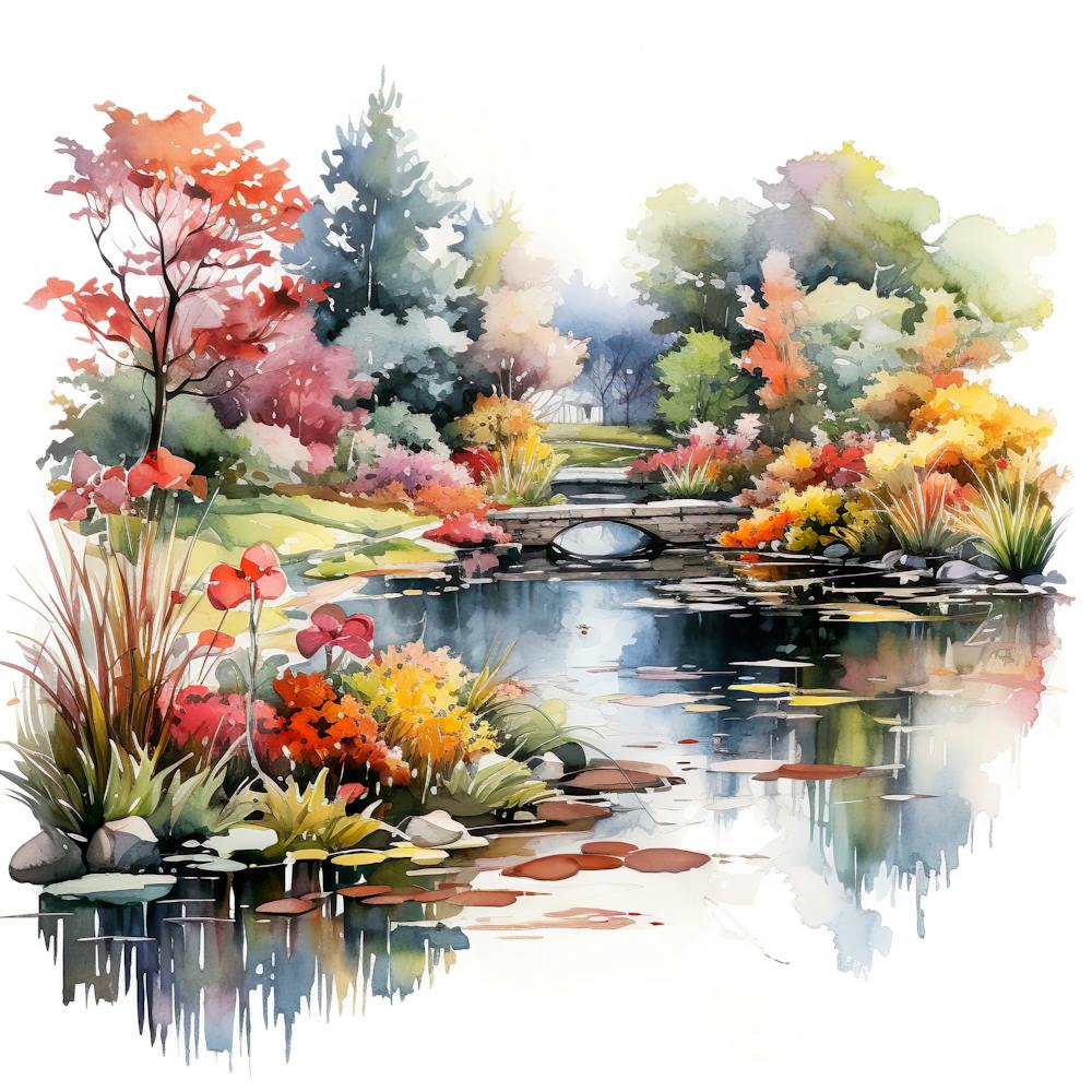 Aquarell Landschaftsmalerei 25