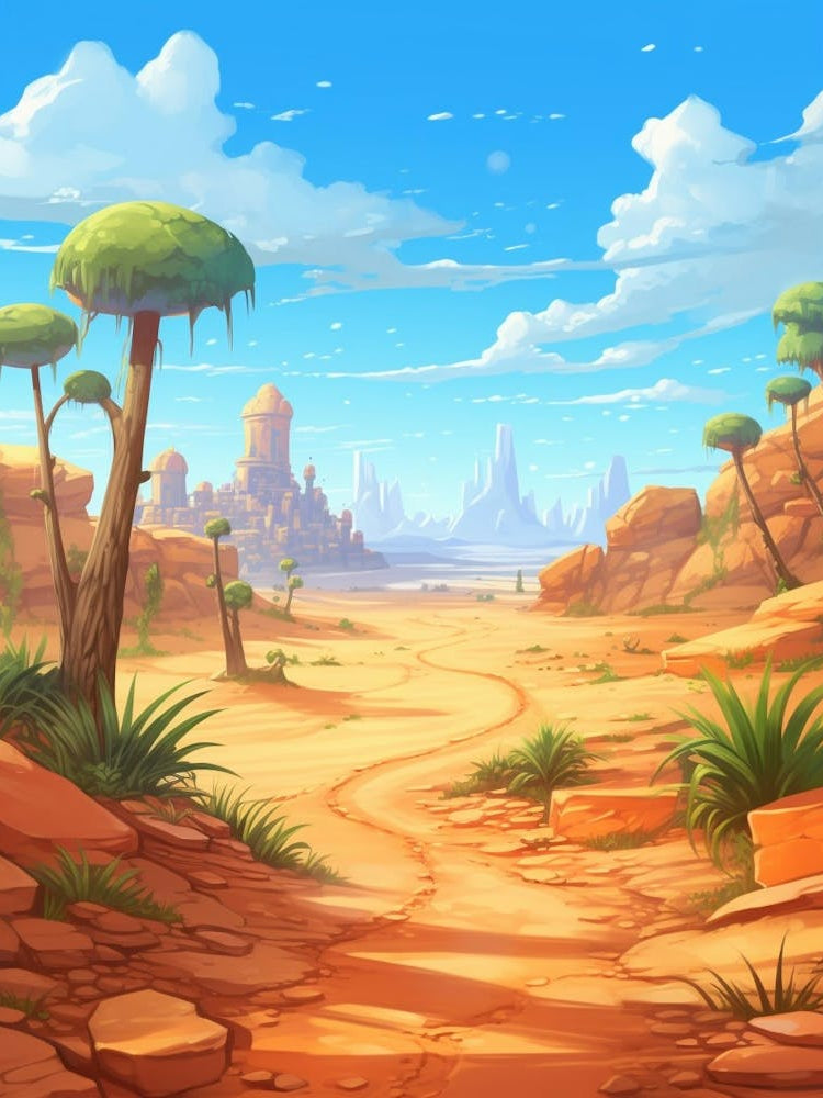 Sahara Desert Cartoon 2