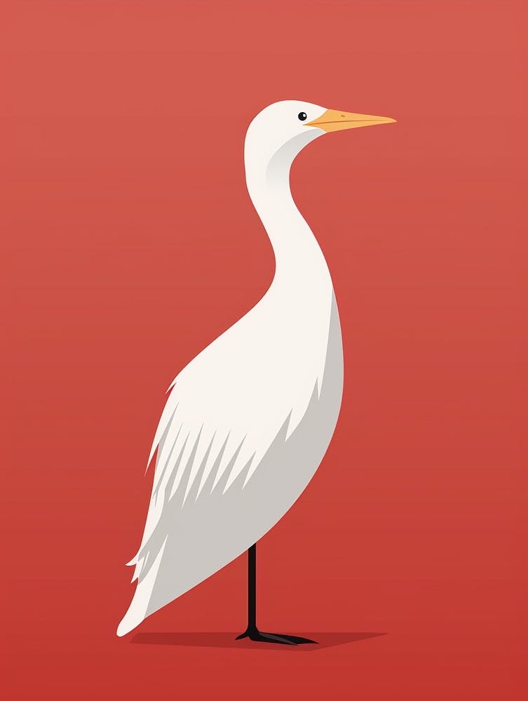 Minimalist Cormorant 2 Illustration