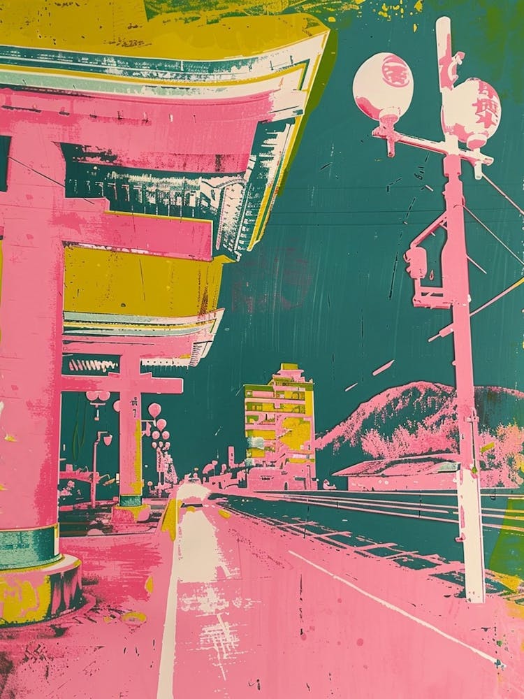 Otaru Japan Duotone Silkscreen 2