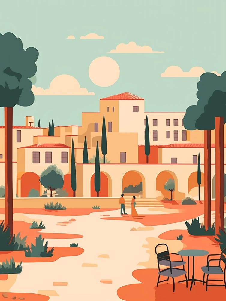 Cyprus Travel Illustration