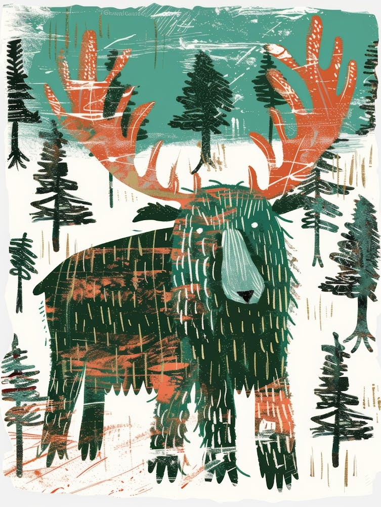 Moose Canvas Print