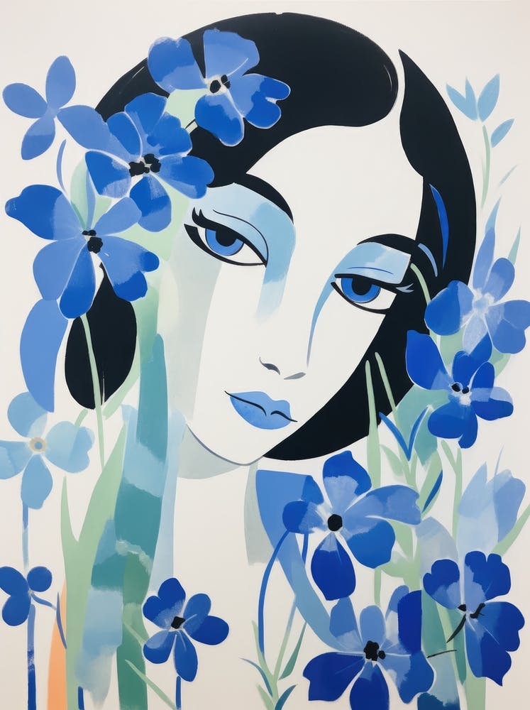 Blaue Blumen 12