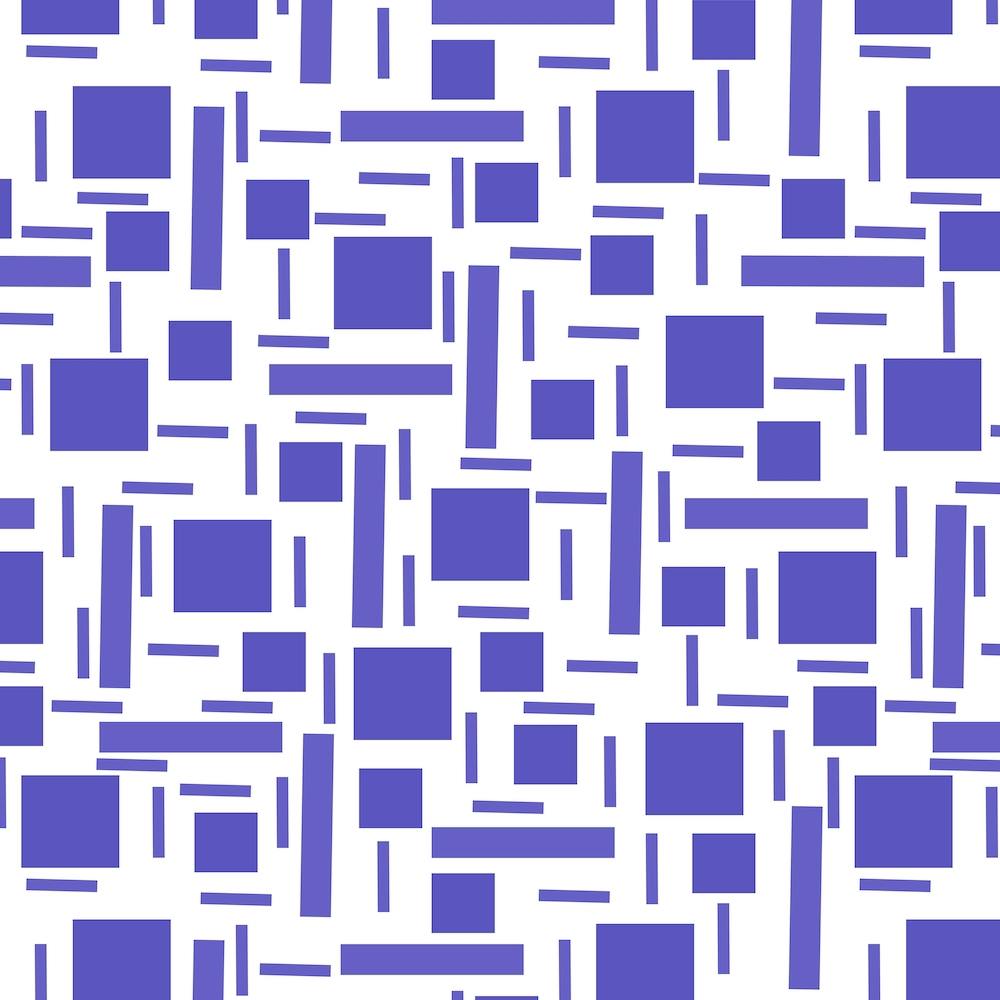 Shapely 2 Navy Blue Geometric Abstract 1