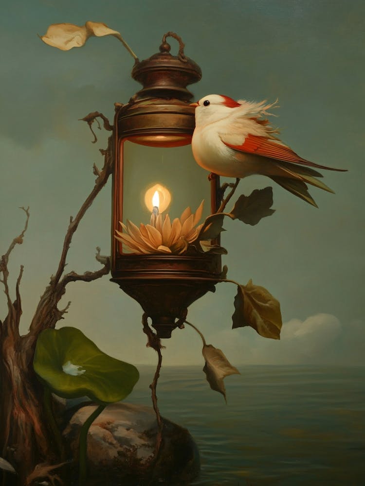 Bird On A Lantern