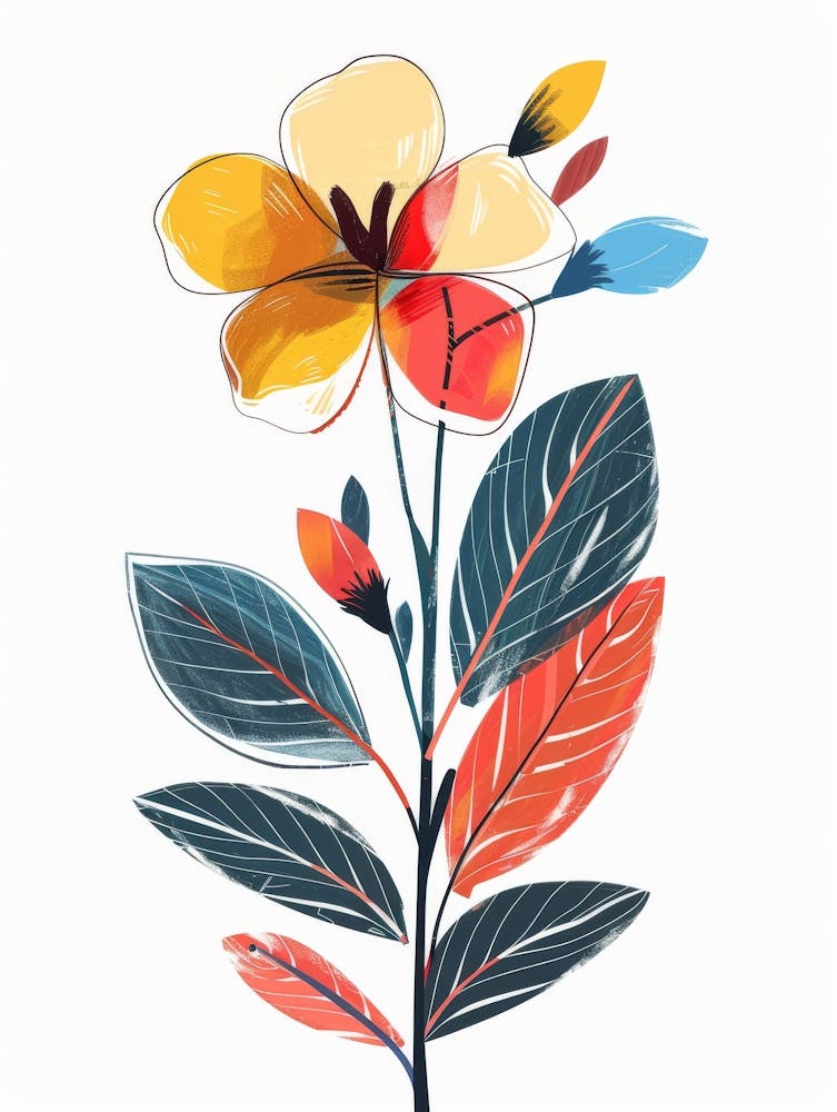 Abstrakte Blume 12