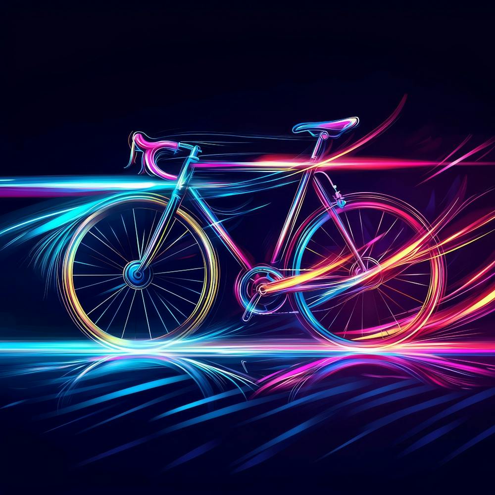 Abstract Of A Bicycle