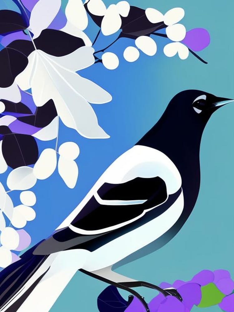 Magpie Pop Matisse 4 Bird