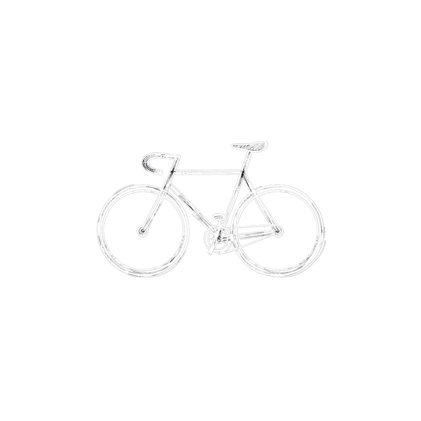 Bicycle On A Black Background