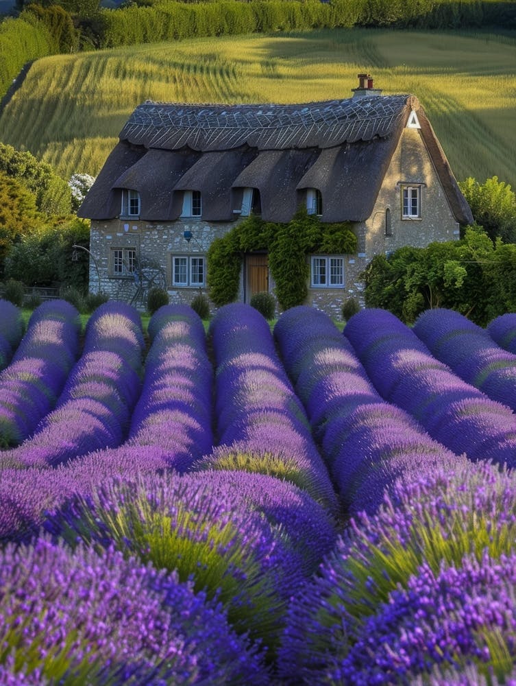Lavender Fields In France 1