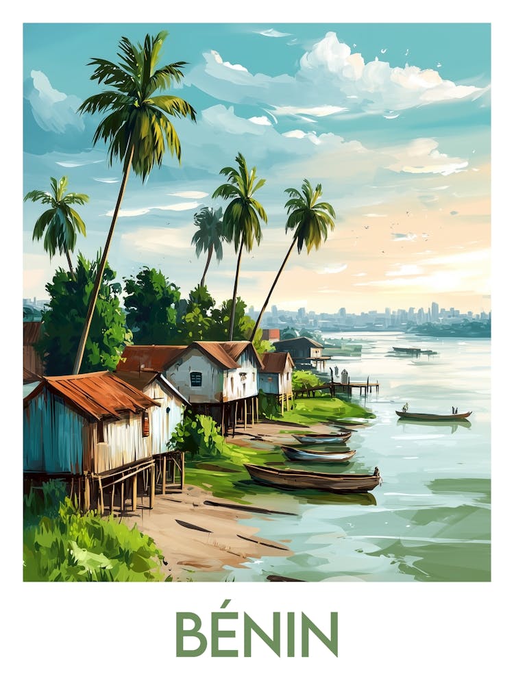 Affiche de voyage Bénin 1