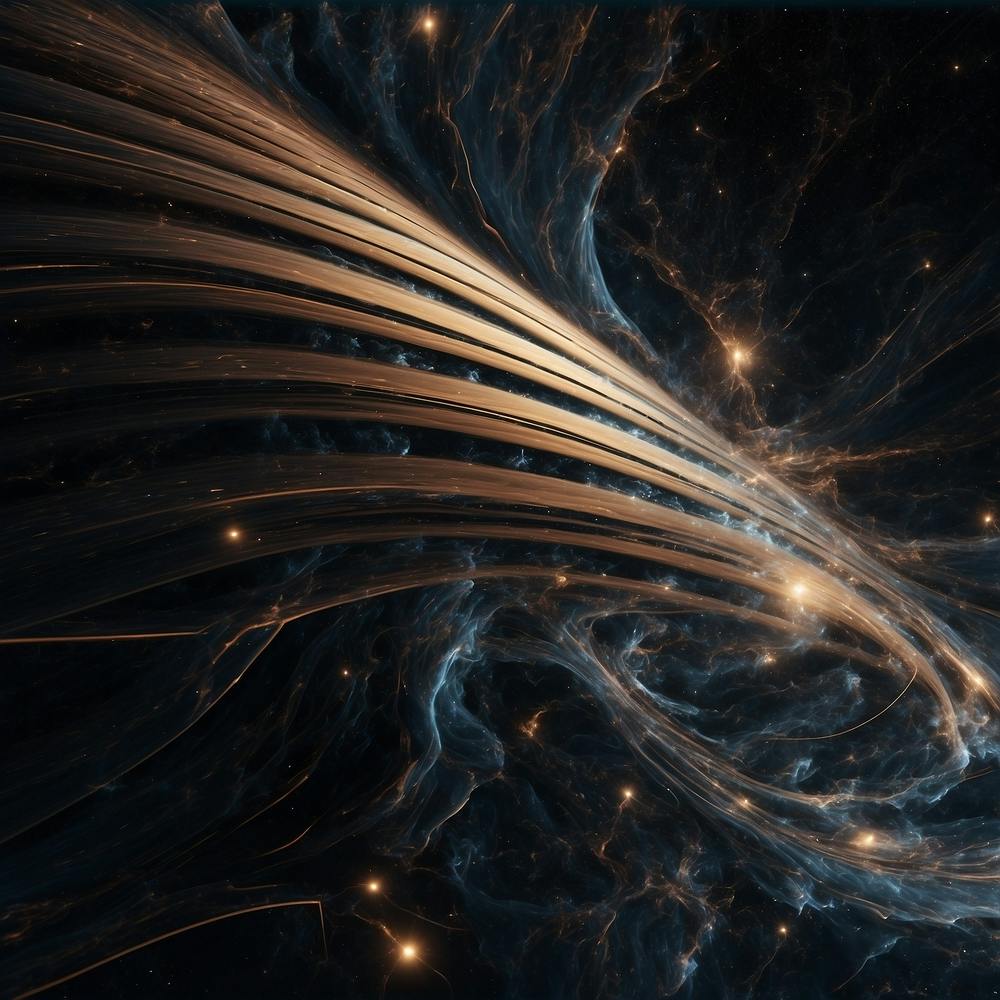 LDXl Abstract Lines In Space