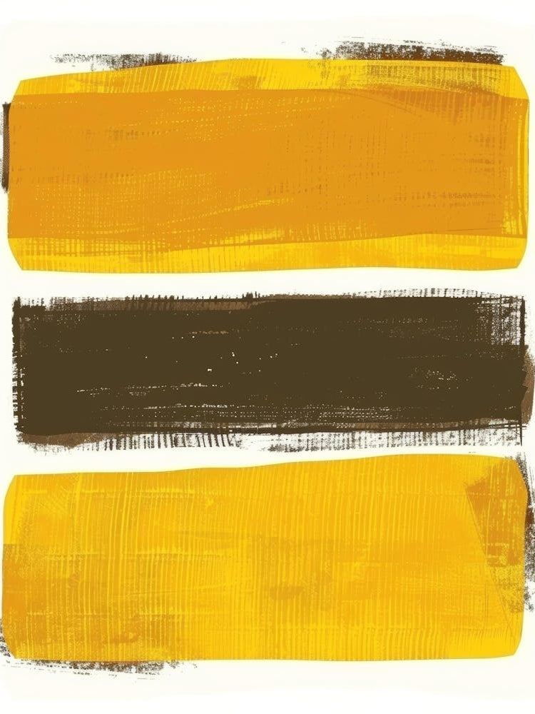 Yellow And Black Canvas Print