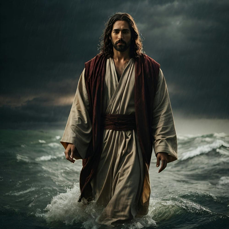 Jesus In The Ocean
