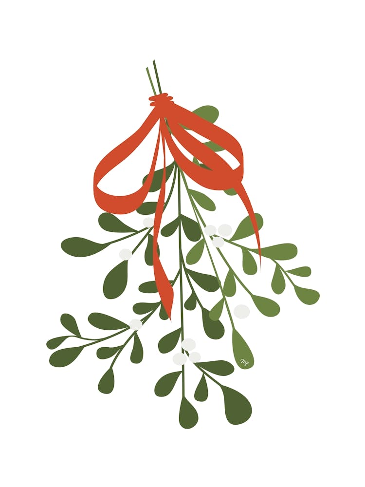 Green Xmas Mistletoe