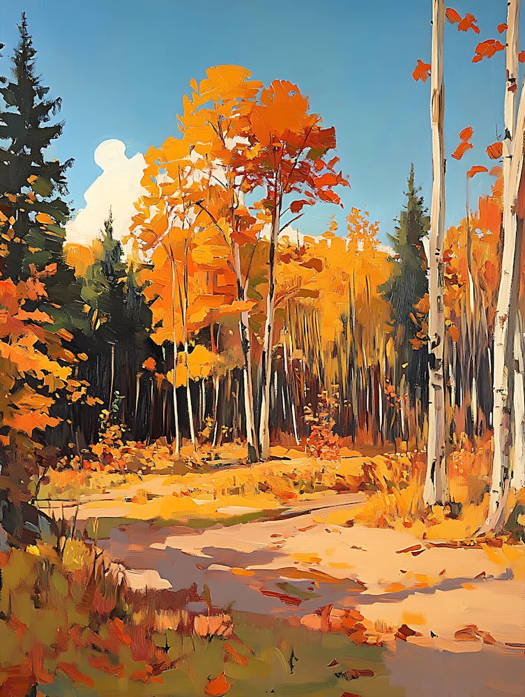 Beautiful Autumn Painting 12