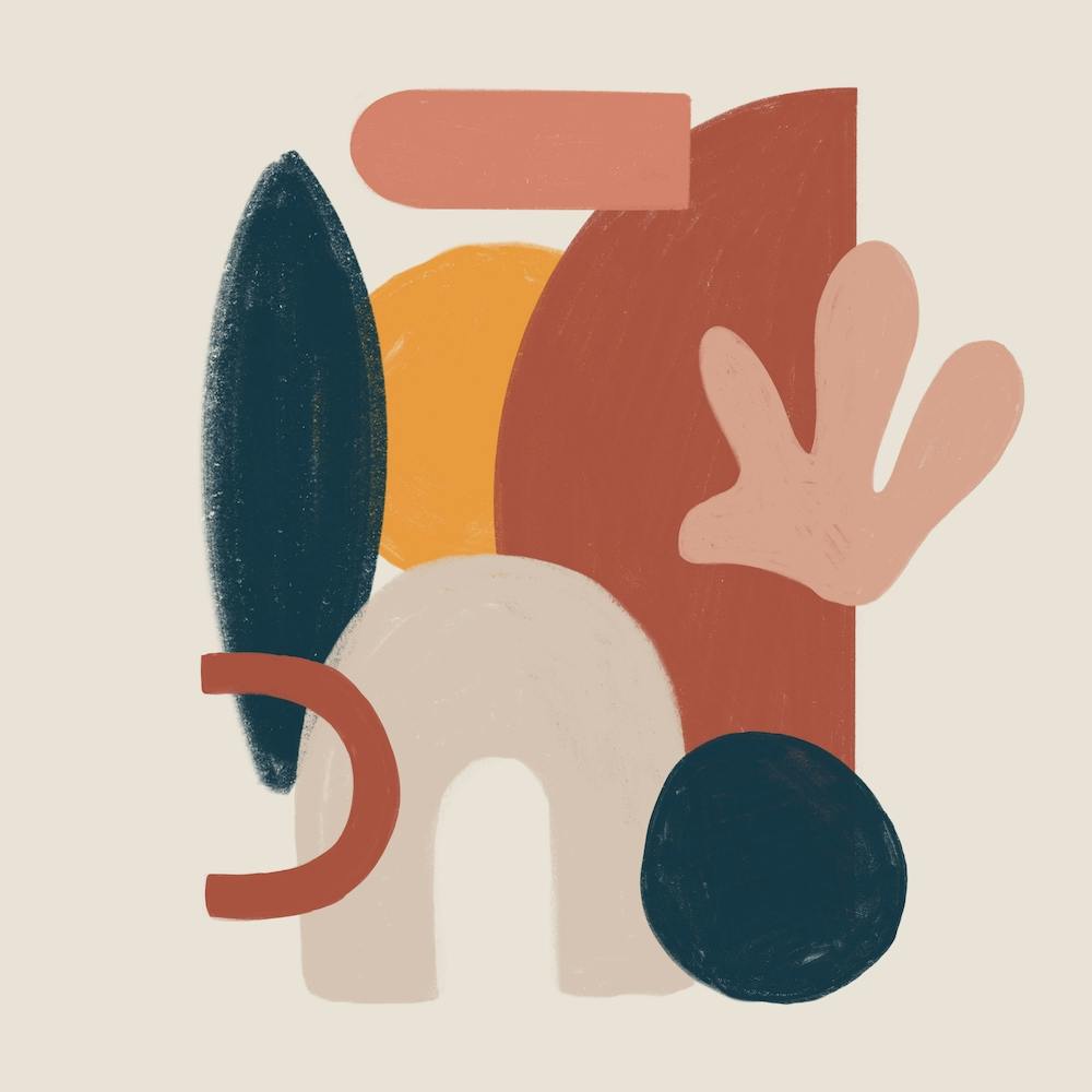 Boho Collage Square