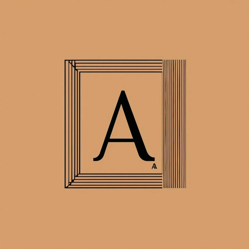 A Lettermark Of Letter A