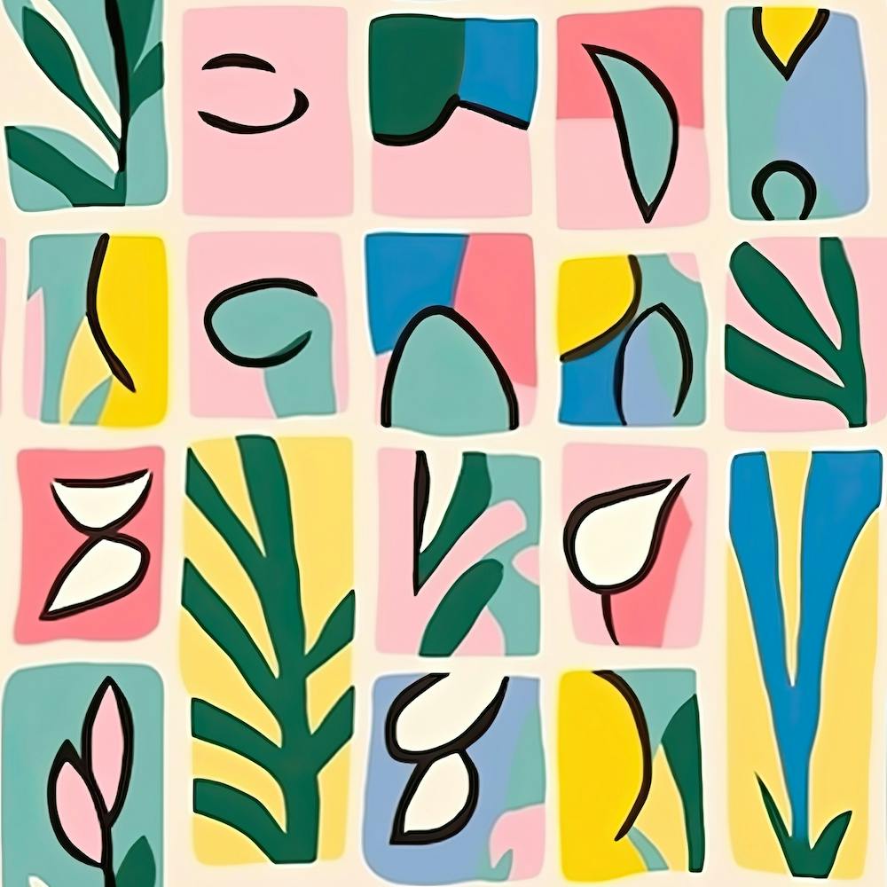 Pastel Colours Floral Design