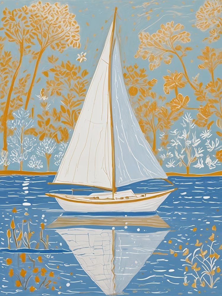 Sailboat On The Lake