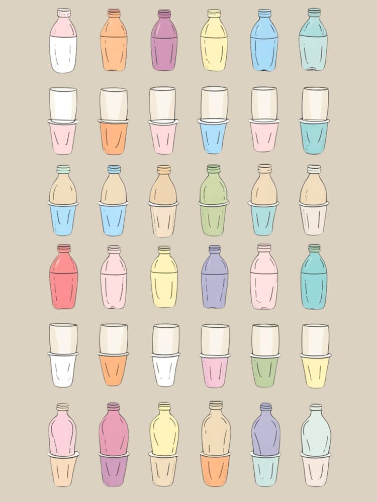 Doodles Of Bottles