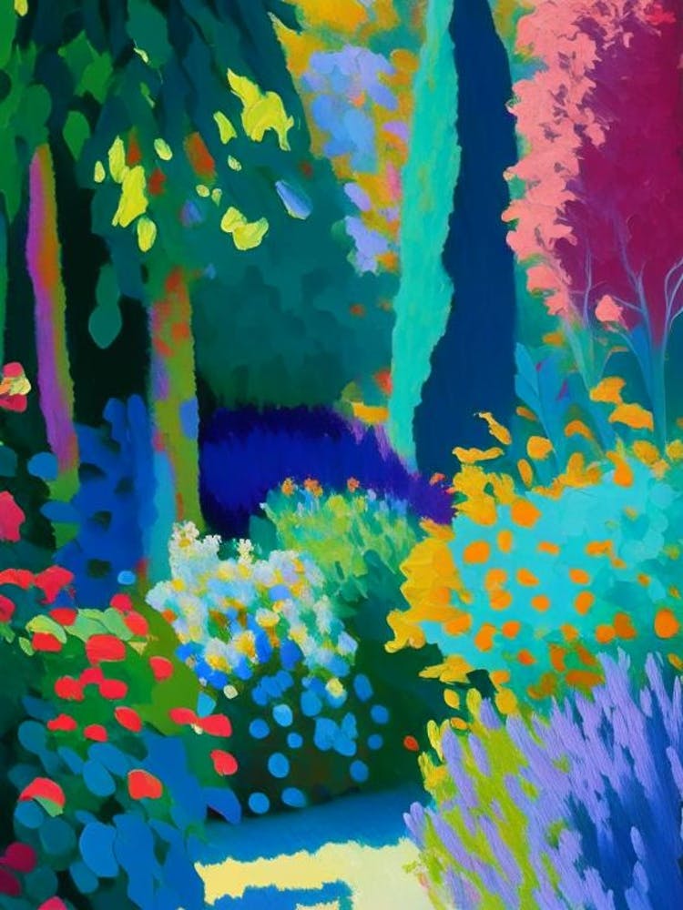 Giverny Gardens, 1, France Abstract Still Life