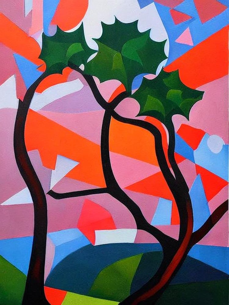 Holly Tree Cubist