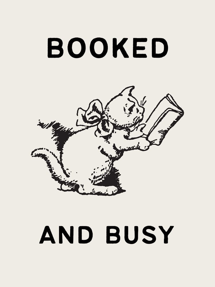 Booked and Busy | Vintage Retro Reading Bookish 2