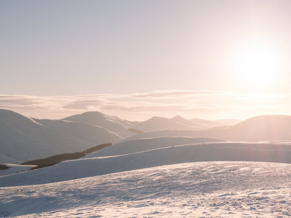 Scottish Highlands At Sunrise