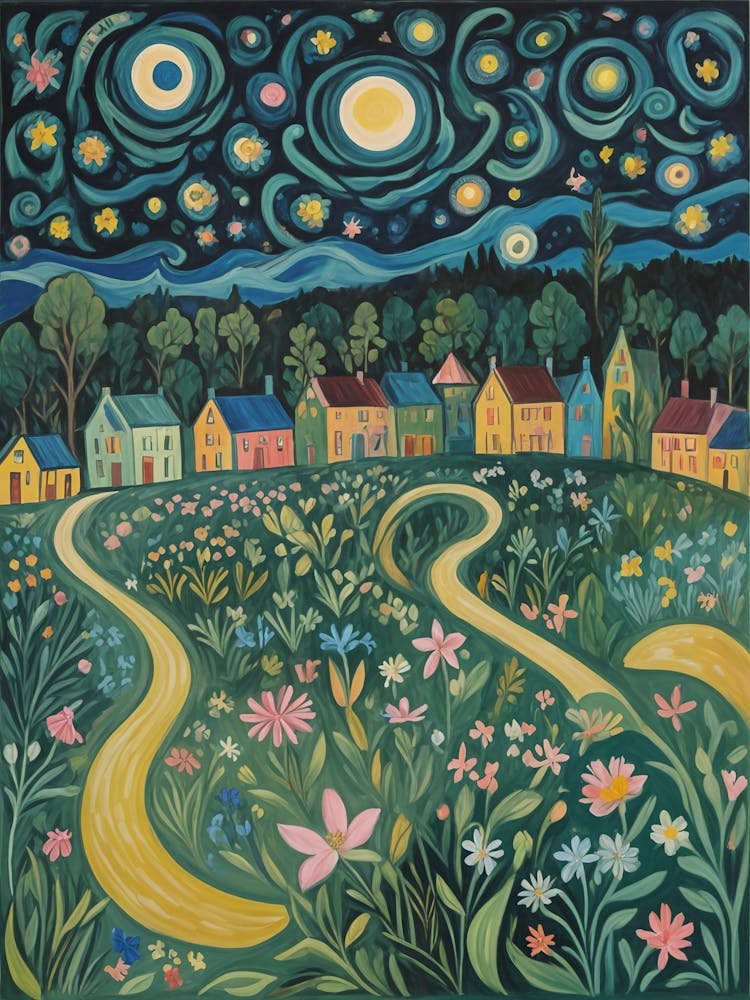 Starry Night Village