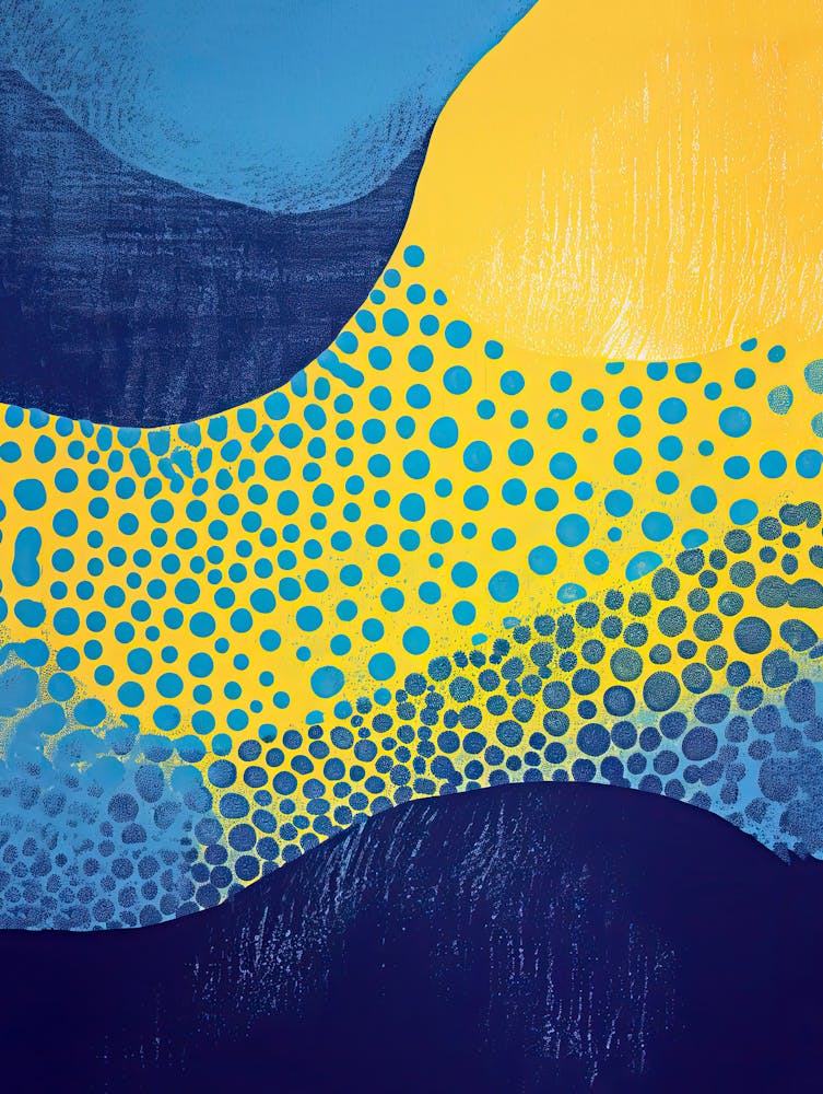 Fractured Glow Deep Abstract Aesthetic