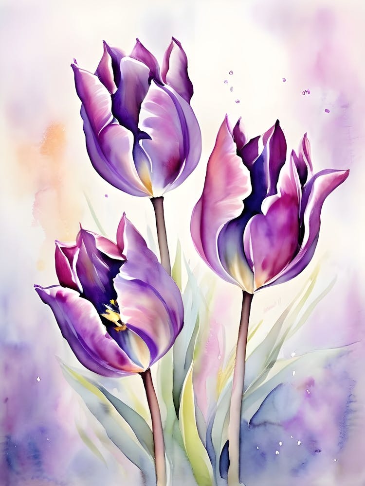 Purple Tulips 1