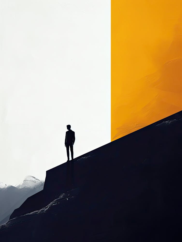 Man On A Mountain, Minimalism