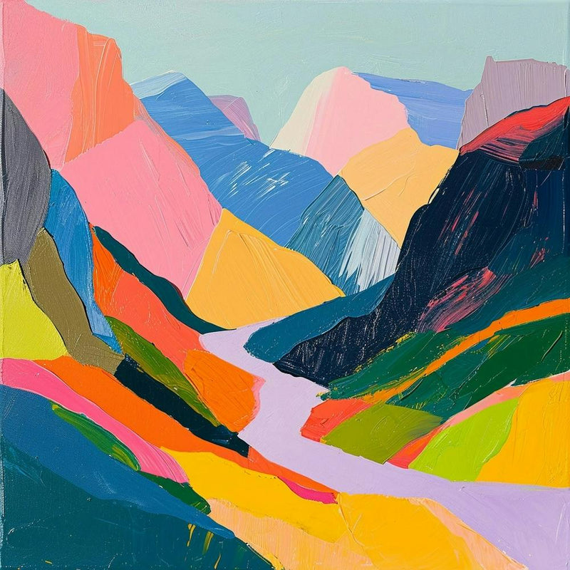 Colourful Abstract Triglav National Park Slovenia 1