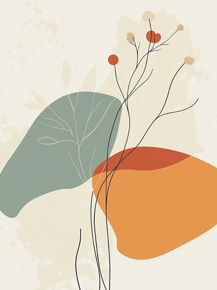 Abstract Floral Painting 3