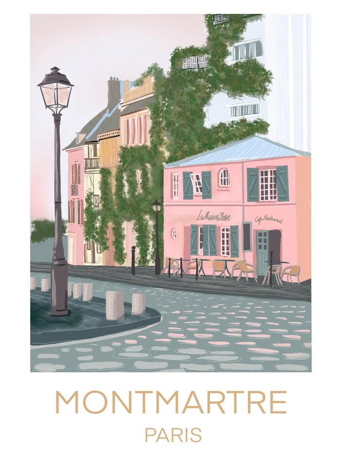 La Maison Rose, Montmartre, Paris