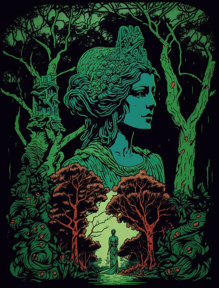 Woman In The Woods 12