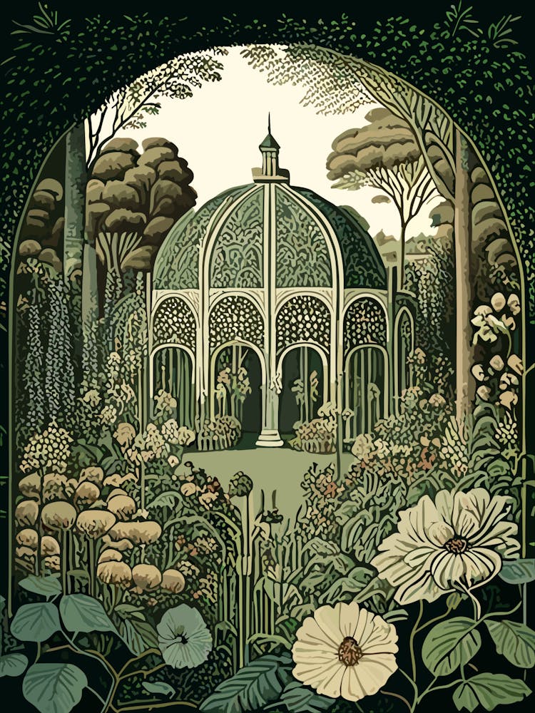 Volksgarten, Austria Vintage Botanical